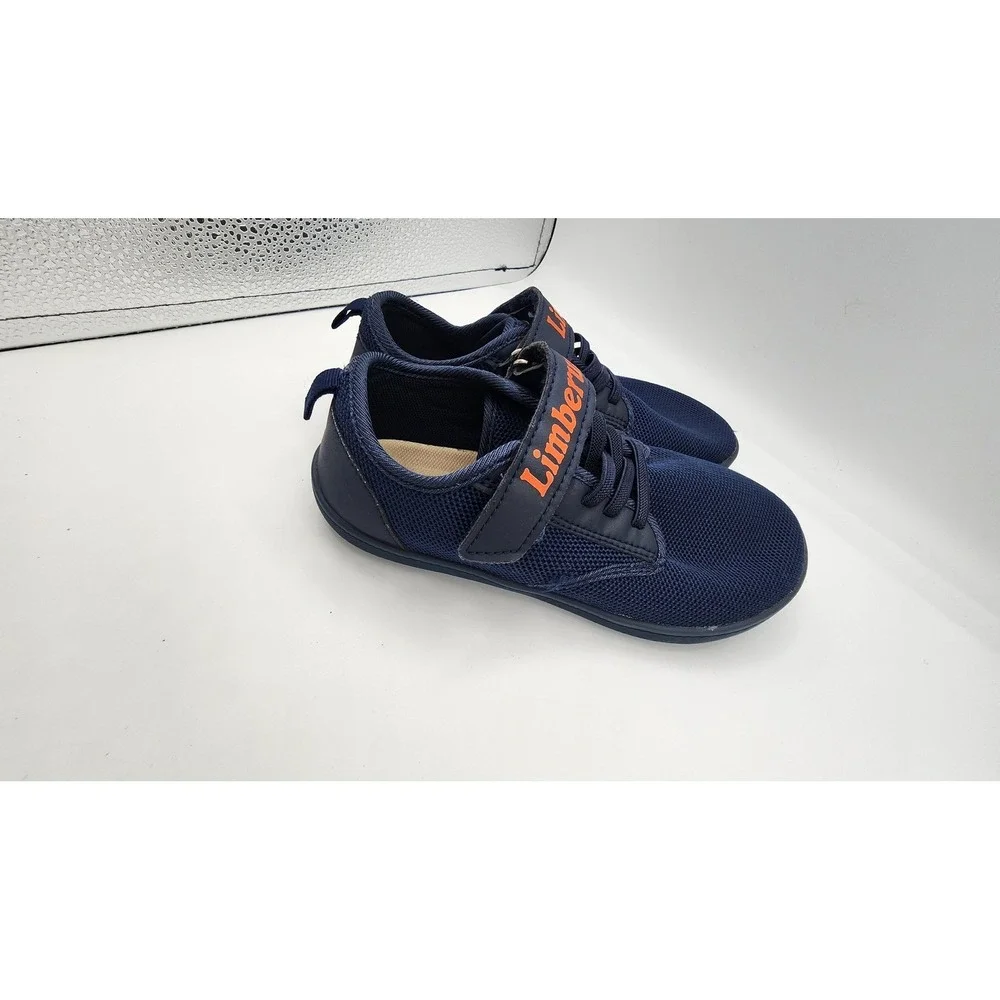 Limberun Kids Barefoot Shoes Navy Blue Mesh Wide Toe Box Sneakers Size EU 34